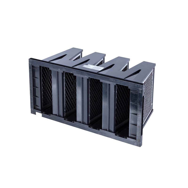 Abs Frame Activated Carbon V Shape Air Filter Photos & Pictures 1655260979